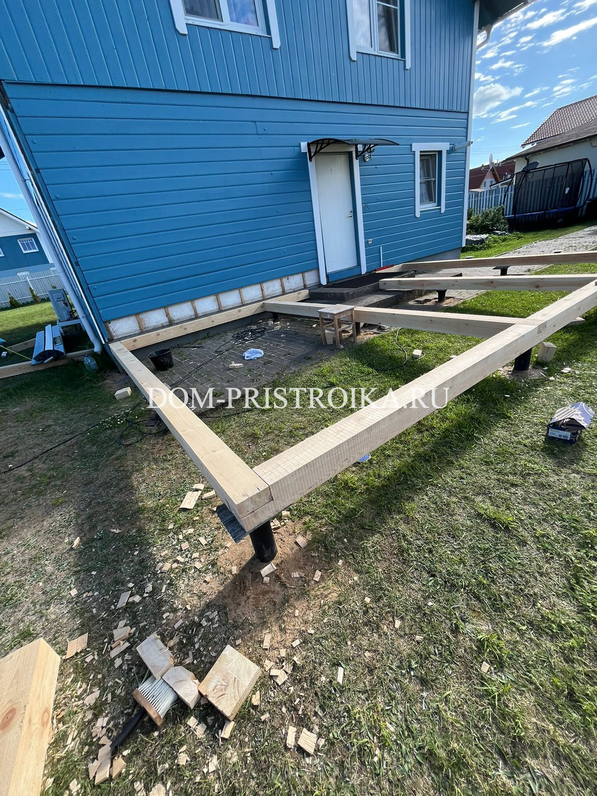 Каркасные пристройки под ключ в СПб к домам и коттеджам из каркаса, из ...