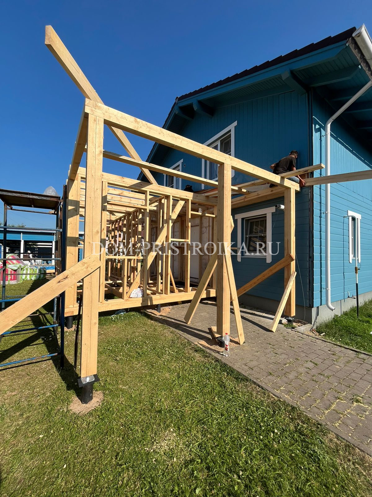 Каркасные пристройки под ключ в СПб к домам и коттеджам из каркаса, из ...